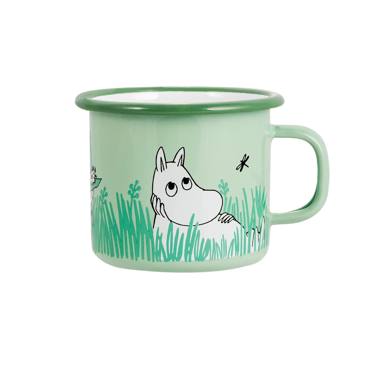 Mumin Emaljmugg Boys grön 25 cl