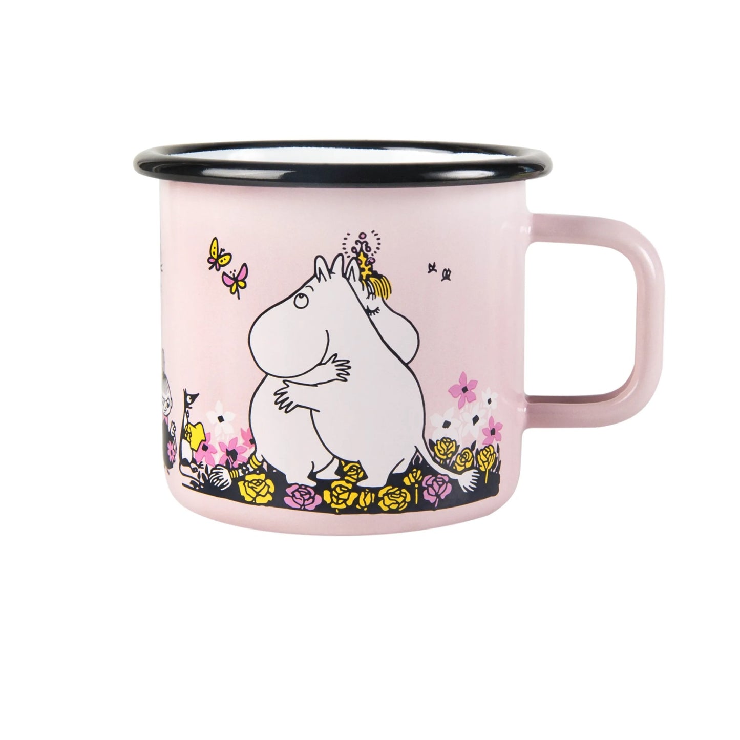 Mumin Emaljmugg Kram rosa 37 cl