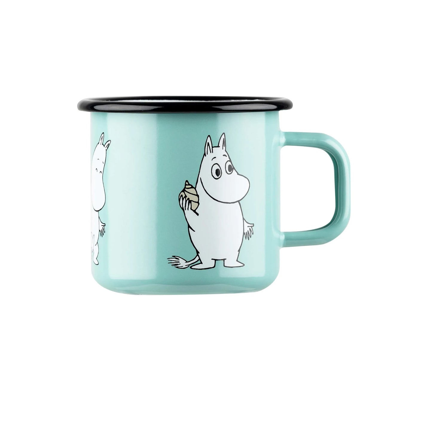 Mumin Emaljmugg Retro Mint 37 cl