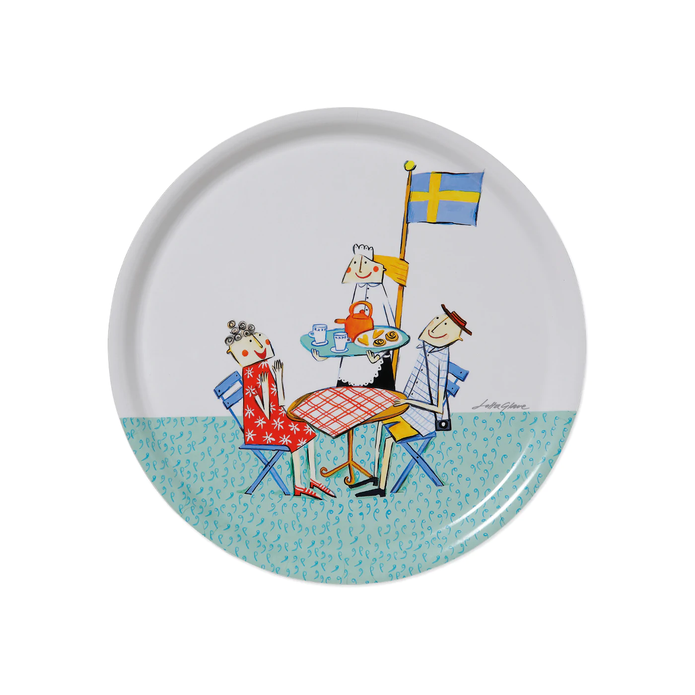 Fika rund bricka 31cm