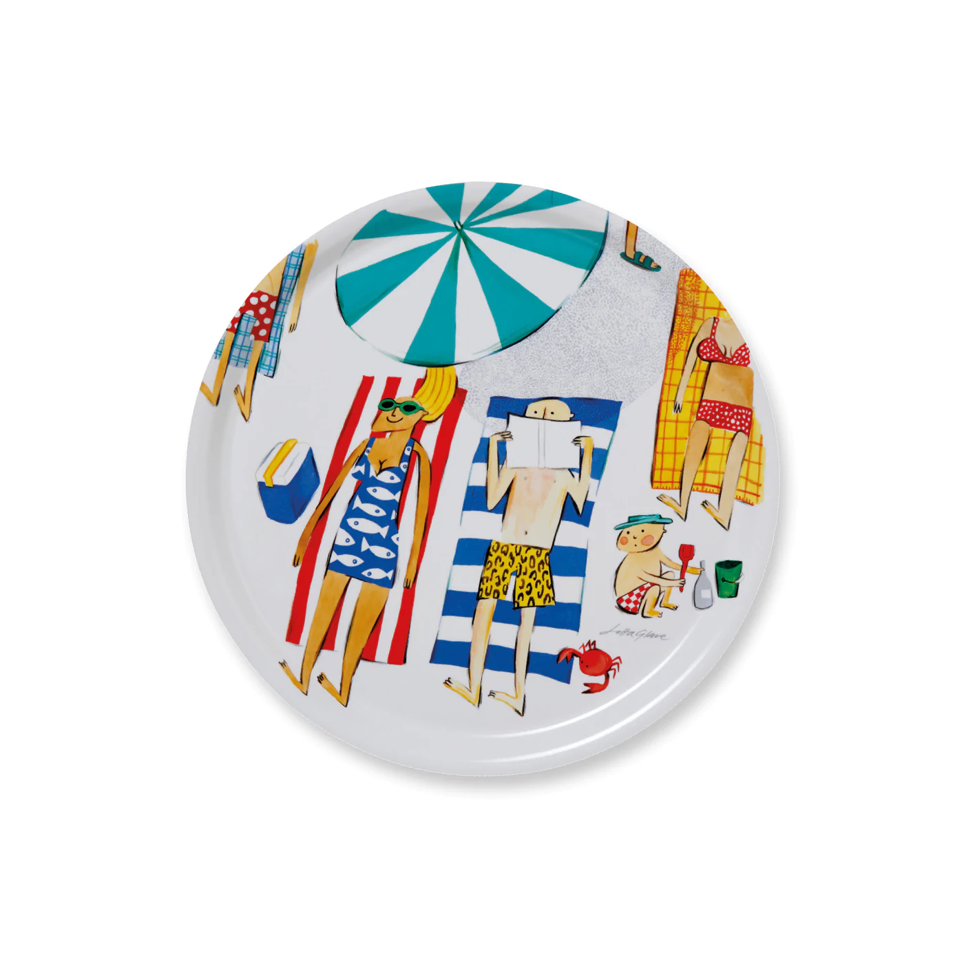 Summerlife rund bricka 31cm