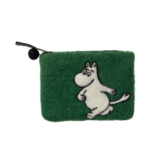 Filtad börs Mumin walking grön