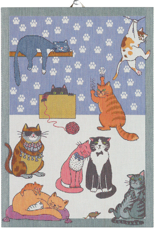 Cats fun Kökshandduk