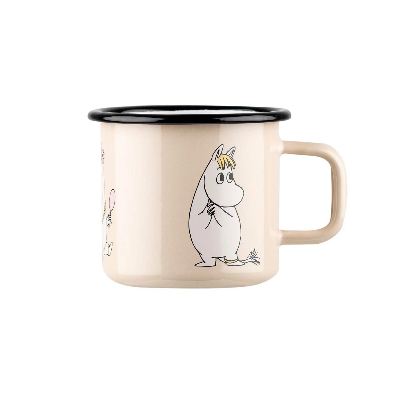 Mumin Emaljmugg Snorkmaiden Retro Beige 37 cl