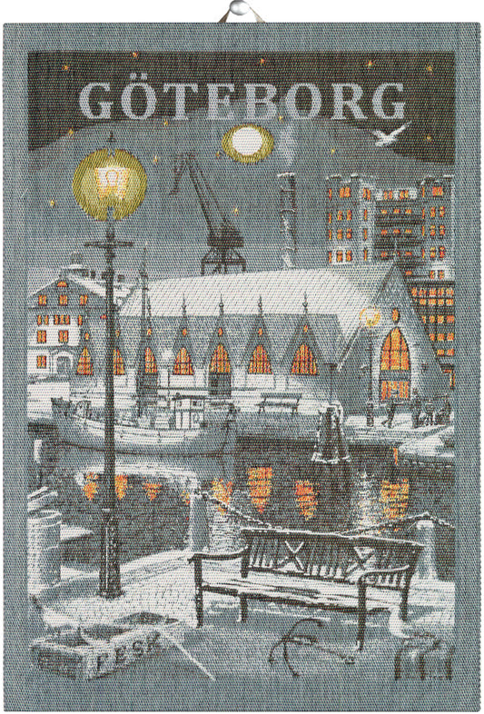 Göteborg Natt Kökshandduk